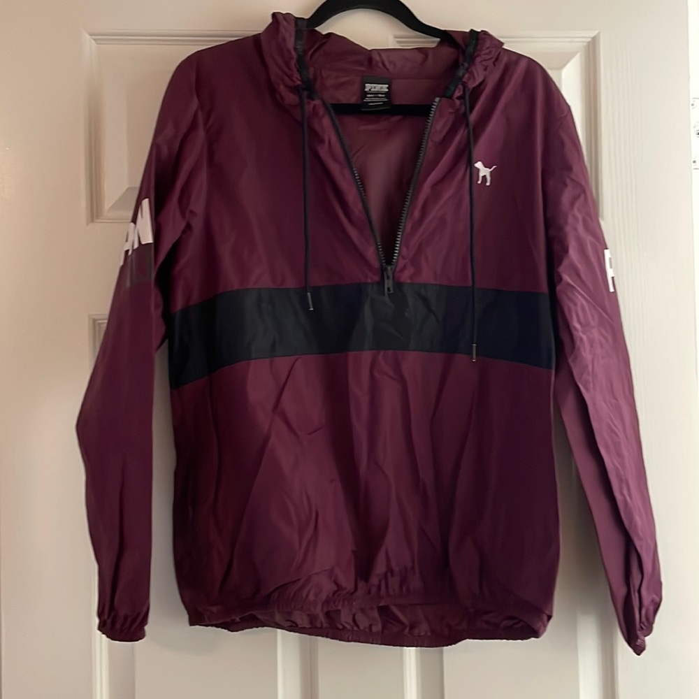 PINK. Anorak pullover